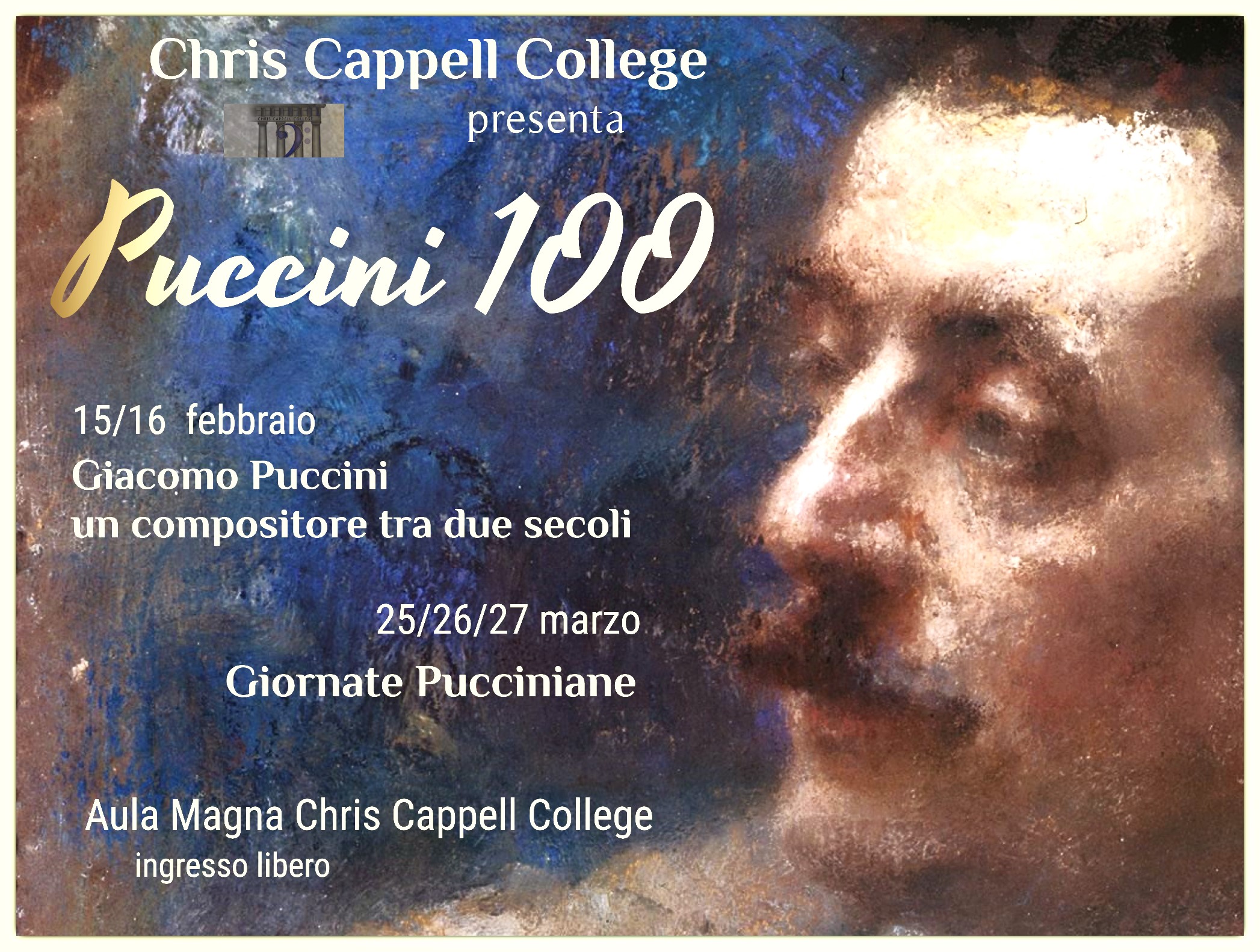 Al Chris Cappell College Di Anzio Omaggio A Puccini A 100 Anni Dalla Morte